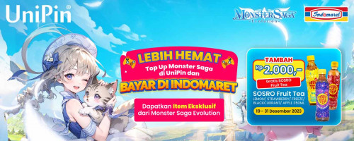 Top Up Monster Saga: Evolution, Dapatkan Item Eksklusif + Tebus Murah Sosro Fruit Tea Rp2rb